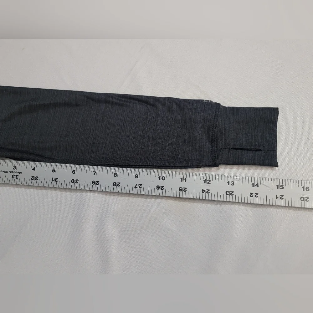 DSG Girls 365 Long Sleeve Tee In Pure Black Size XS (6-7)